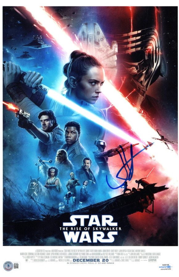 J.J. Abrams Signed Autograph 11X17 Photo Star Wars Rise of Skywalker BAS BK41247