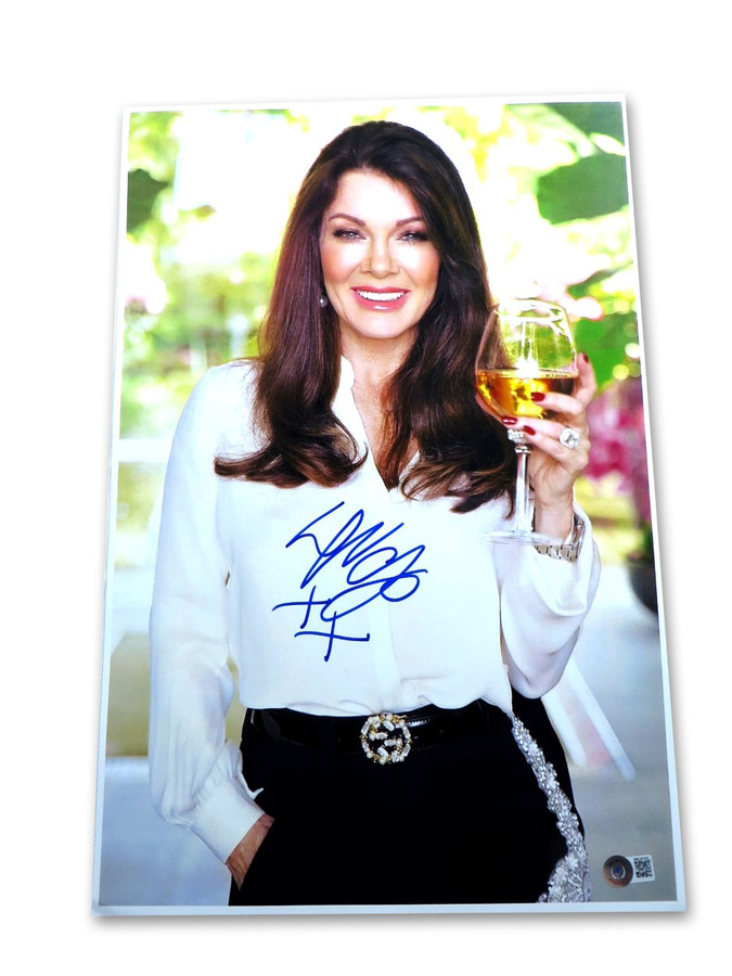 Lisa Vanderpump Signed Autographed 12X18 Photo Rules Sexy White Wine BAS BB38584