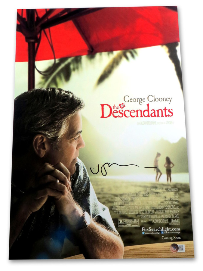 Shailene Woodley Signed Autograph 13X19 Photo The Descendants Poster BAS BH27705