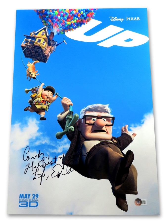 Ed Asner Signed Autographed 13X19 Photo Up Poster Falling Sky BAS BH27702