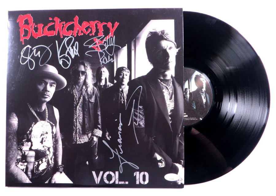 Buckcherry Band Signed Autographed Record Album Cover 5 Buckcherry Band Signed Autographed Record Album Cover 5