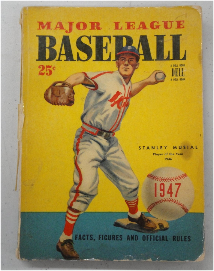 (5) 1947-1948-1950-1953 Vintage Baseball Books Stan(Stanley)Musial Ted Williams