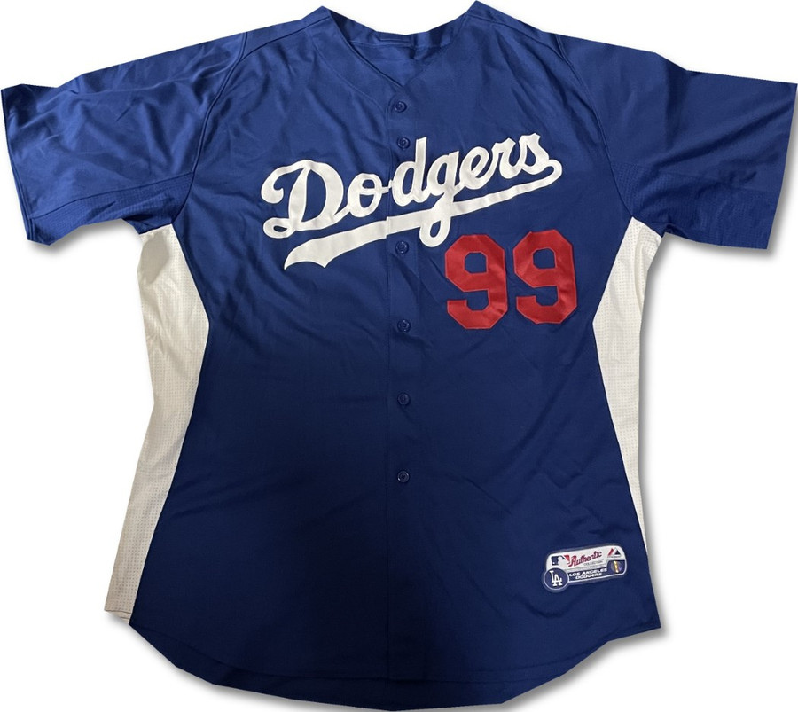 #99 Team Issued Authentic Batting Practice Jersey Dodgers MLB 2XL / 2X Large