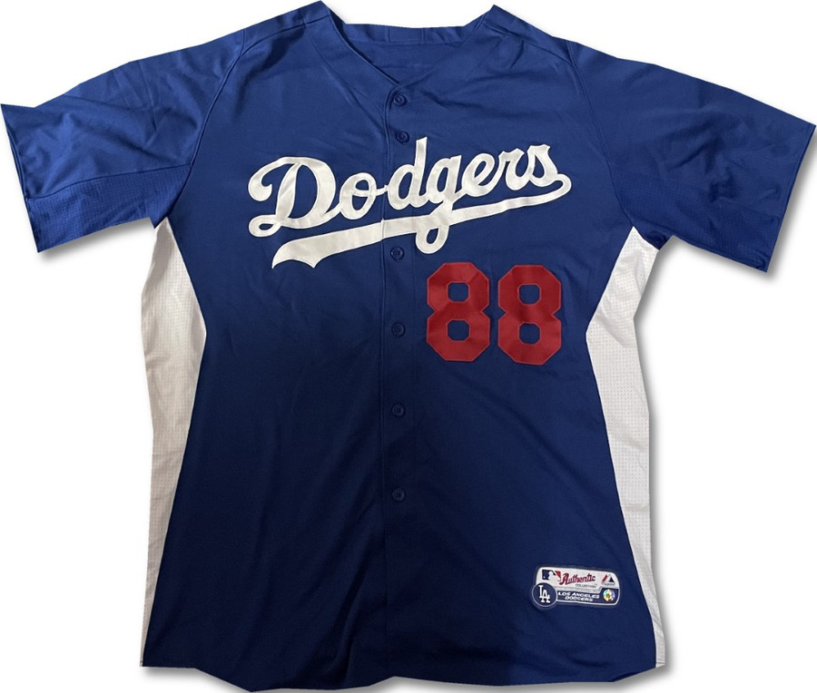#88 Team Issued Authentic Batting Practice Jersey Dodgers MLB XL / XLarge