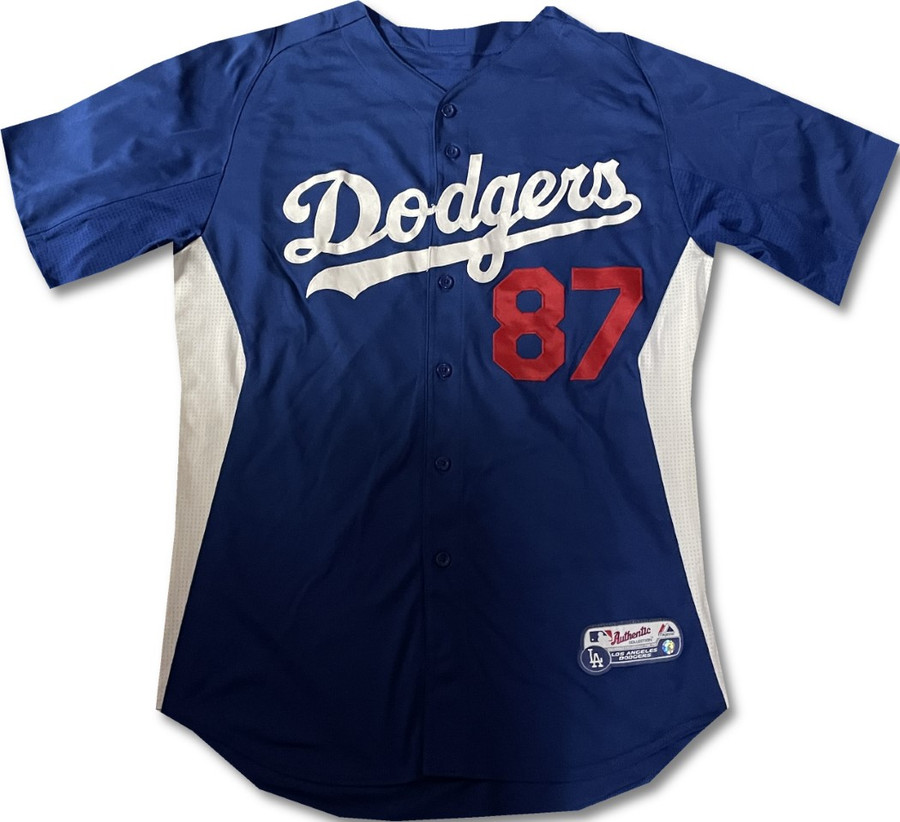 #87 Team Issued Authentic Batting Practice Jersey Dodgers MLB XL / XLarge