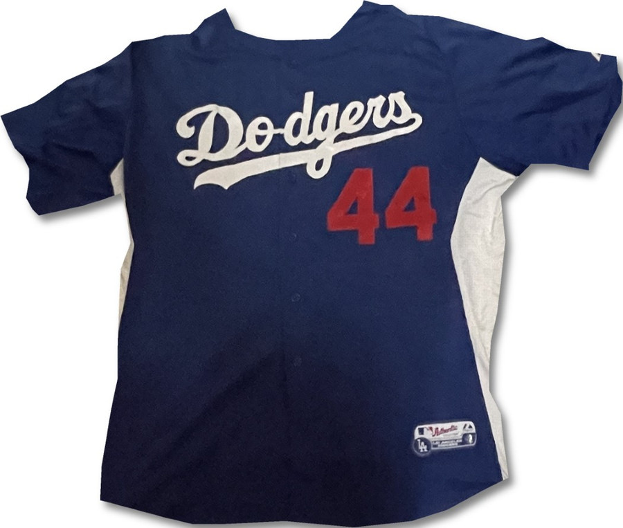 Aaron Harang Batting Practice Jersey Dodgers Team Issued MLB #44 2XL / 2X Large