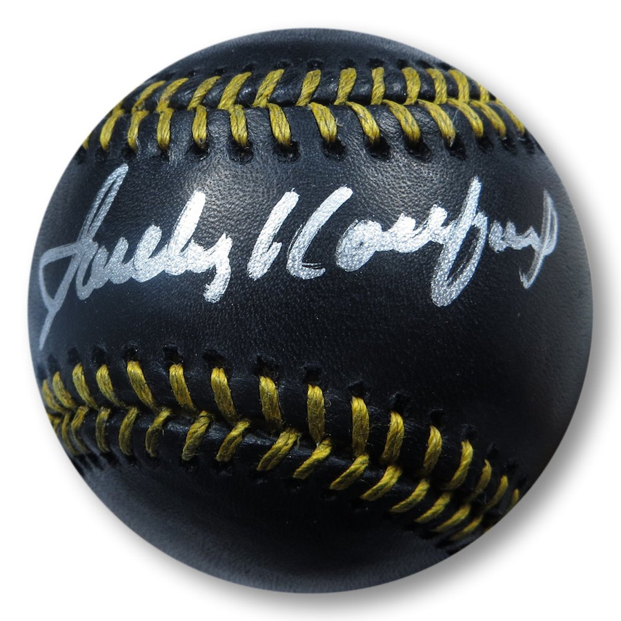 Sandy Koufax Signed Autographed Black Baseball Dodgers Silver Ink JSA YY54131