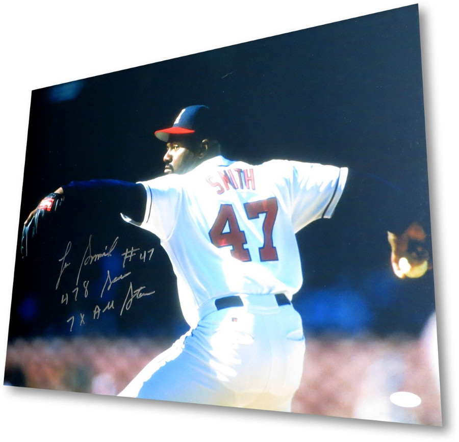 Lee Smith Signed Autograph 16X20 Photo Angels "478 Saves 7X All-Star" JSA P52595