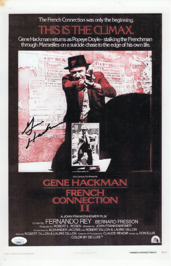 Gene Hackman Signed Autographed 11X17 Photo French Connection II JSA AJ83641