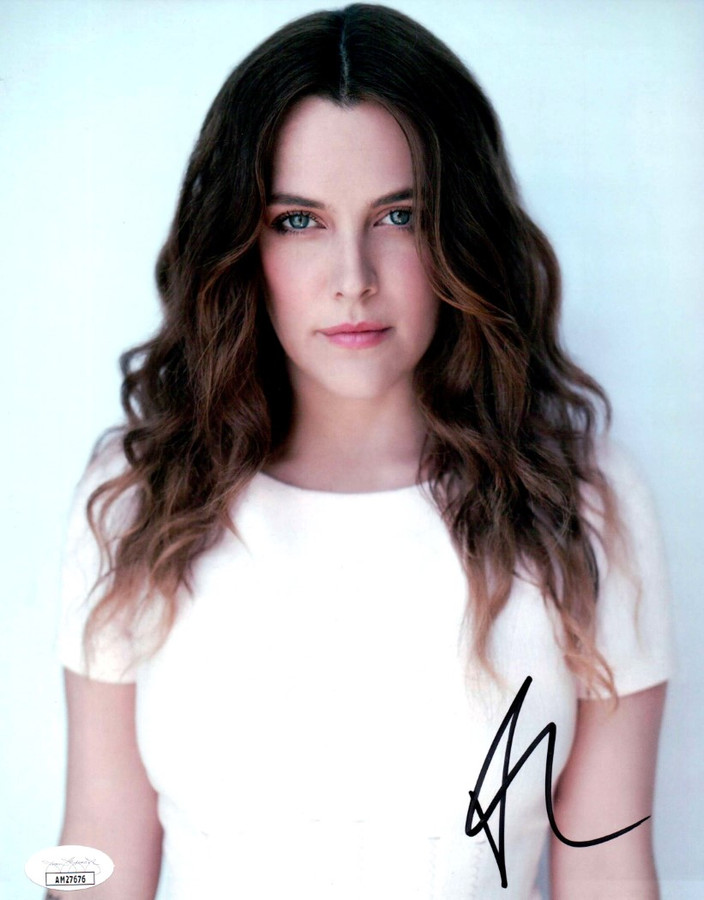 Riley Keough Signed Autographed 8X10 Photo Sexy Wavy Hair JSA AM27676