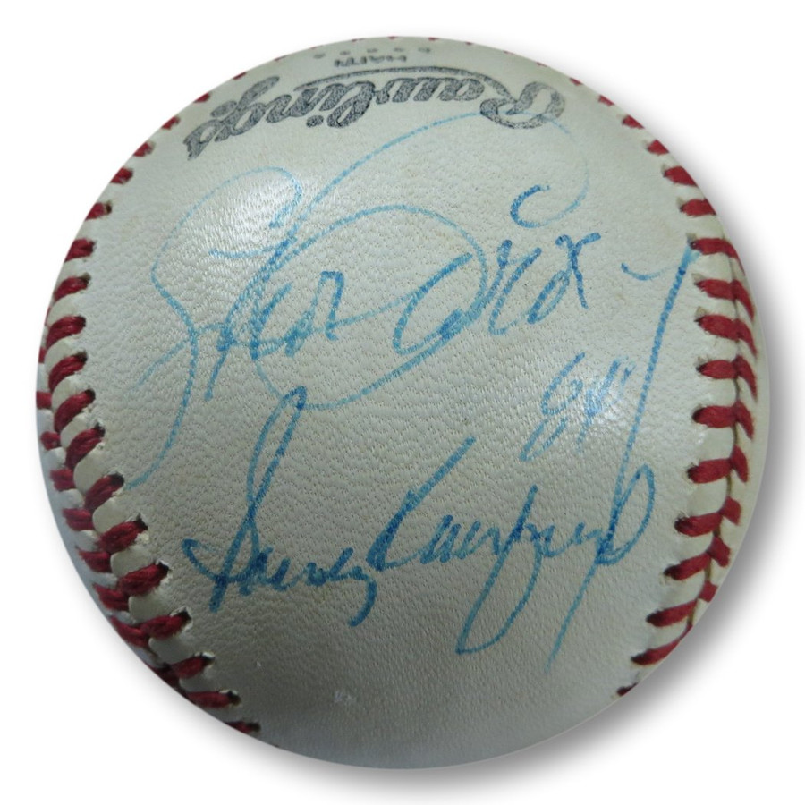 HOF Legend Multi-Signed Autographed Baseball Koufax Winfield 7 Autos JSA YY73507