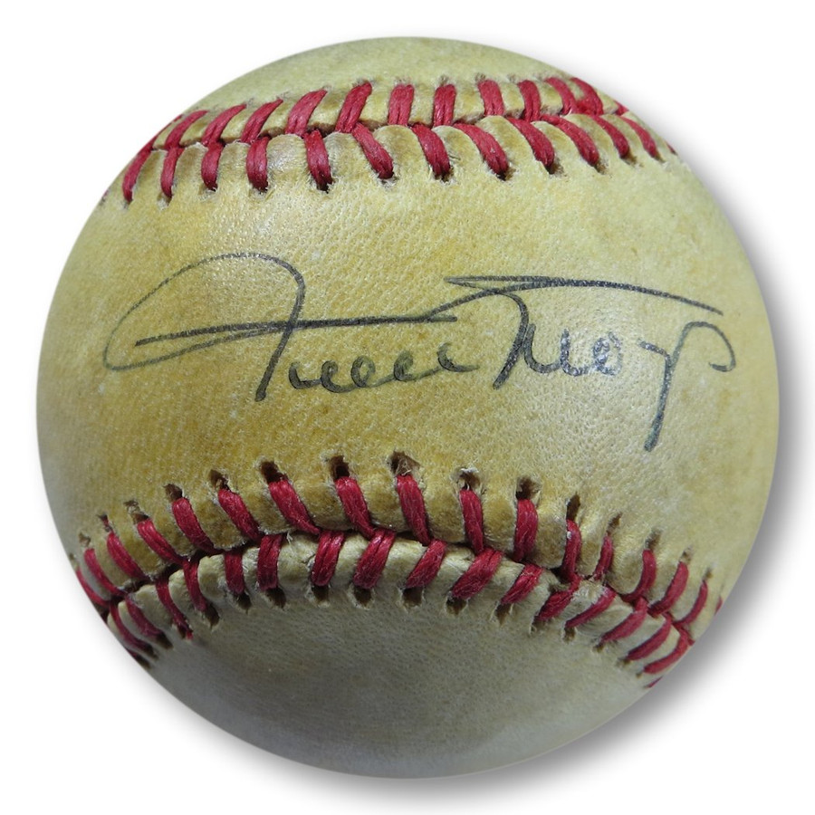 Willie Mays Signed Autograph Official NL Baseball Giants HOF Legend JSA YY54126