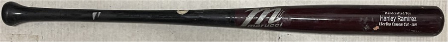 Hanley Ramirez Game Used Marucci Baseball Bat Handcrafted Custom Cut Dodgers E