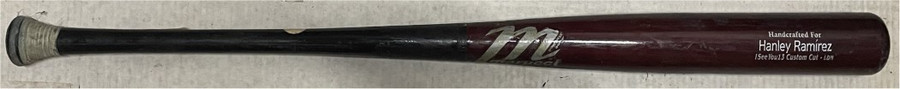 Hanley Ramirez Game Used Marucci Baseball Bat Handcrafted Custom Cut Dodgers D