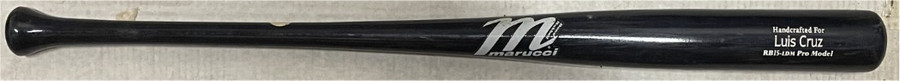 Luis Cruz Game Used Marucci Baseball Bat Handcrafted Pro Model Dodgers A