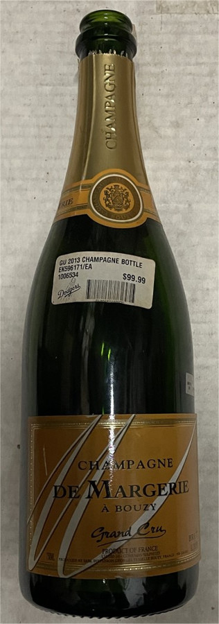 De Margerie Champagne Bottle Dodgers Celebrate 2013 NL West Division Title MLB