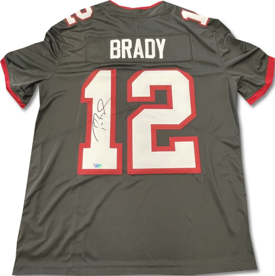 Tom Brady Signed Autographed Authentic Grey Jersey Buccaneers L / Large Fanatics