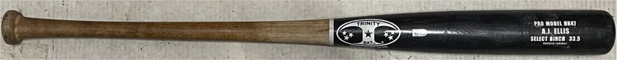 A.J. Ellis Team Issued Baseball Bat Pro Model Select Birch 33.5 Dodgers MLB