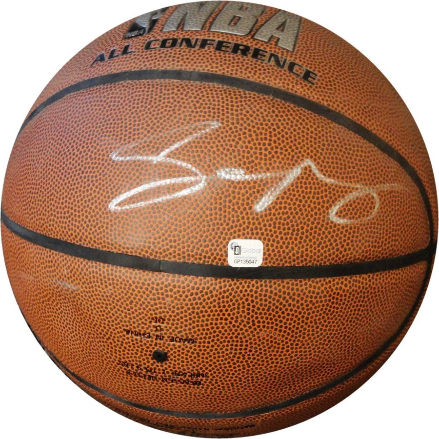 Sean May Hand Signed Autographed Indoor/Outdoor Basketball Bobcats GP136047