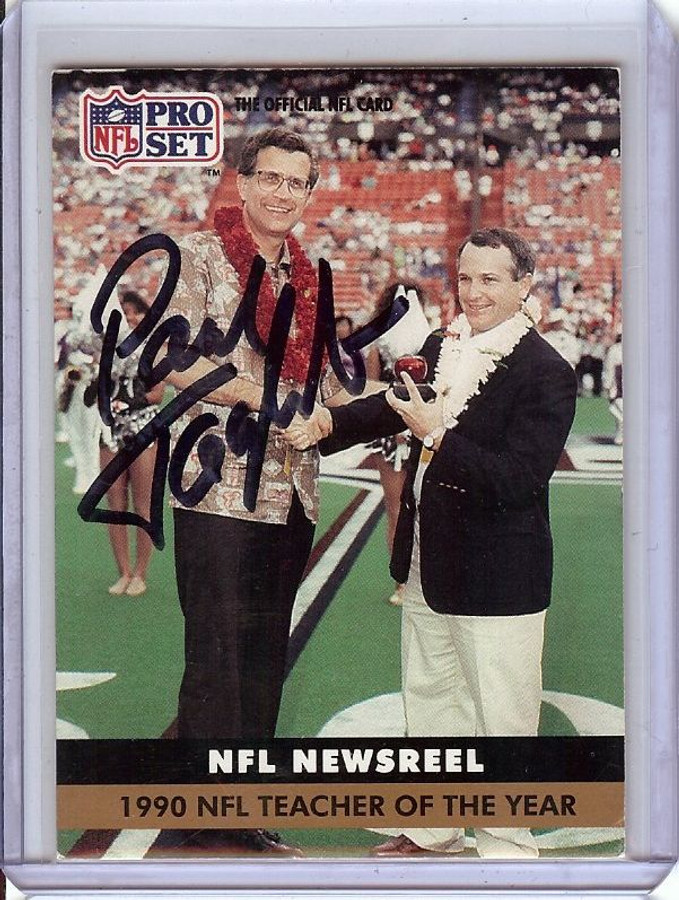 Paul Tagliabue 1991 Pro-Set Hand Signed Autograph Commissioner #347 JSA AM28196