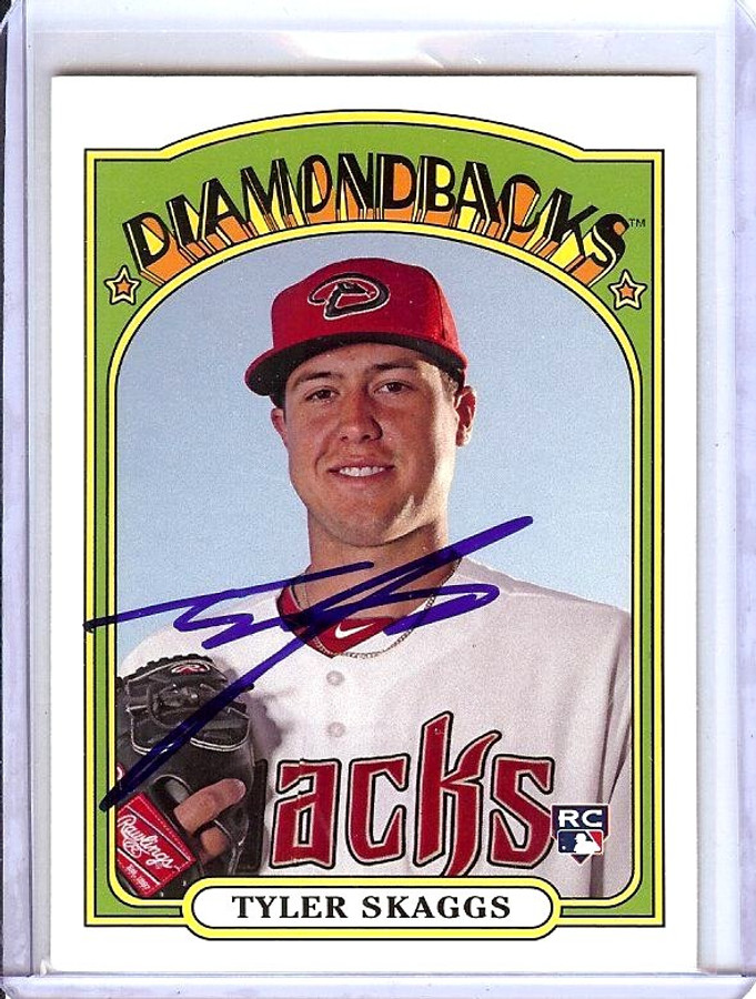 Tyler Skaggs 2013 Topps Archives Hand Signed Autograph RC Angels #19 JSA AH04652