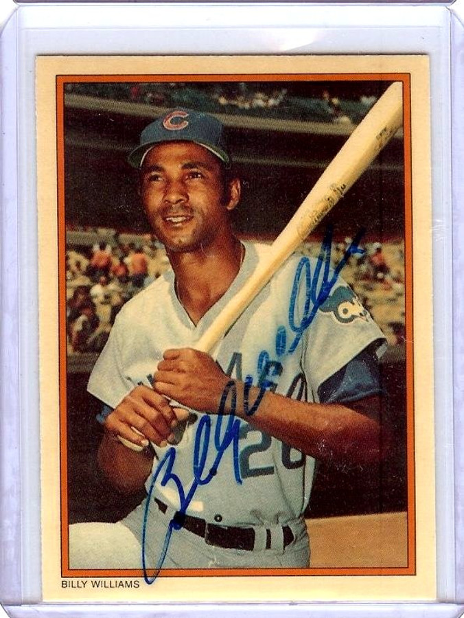 Billy Williams 1985 Topps Circle K Hand Signed Autograph Cubs #18 JSA AK83876