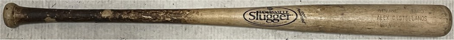 Alex Castellanos Team Issued Baseball Bat Louisville Slugger Genuine Dodgers