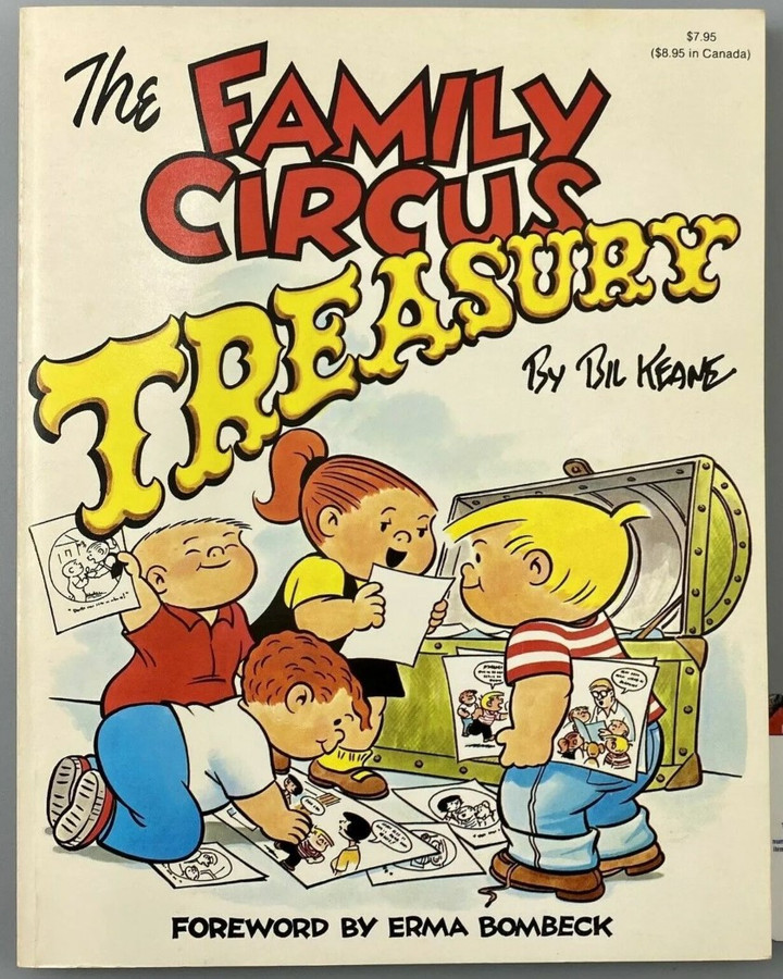 Bill Keane Signed Autographed Softcover Book The Family Circus 1978 JSA AR82117
