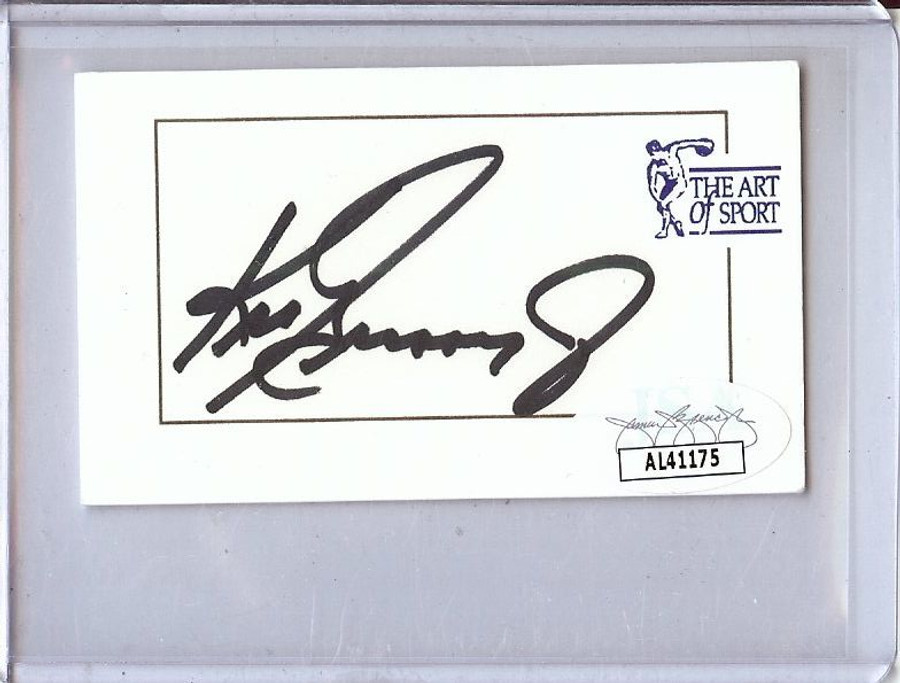 Ken Griffey Jr. Signed Autographed Cut Signature Mariners Reds JSA AL41175