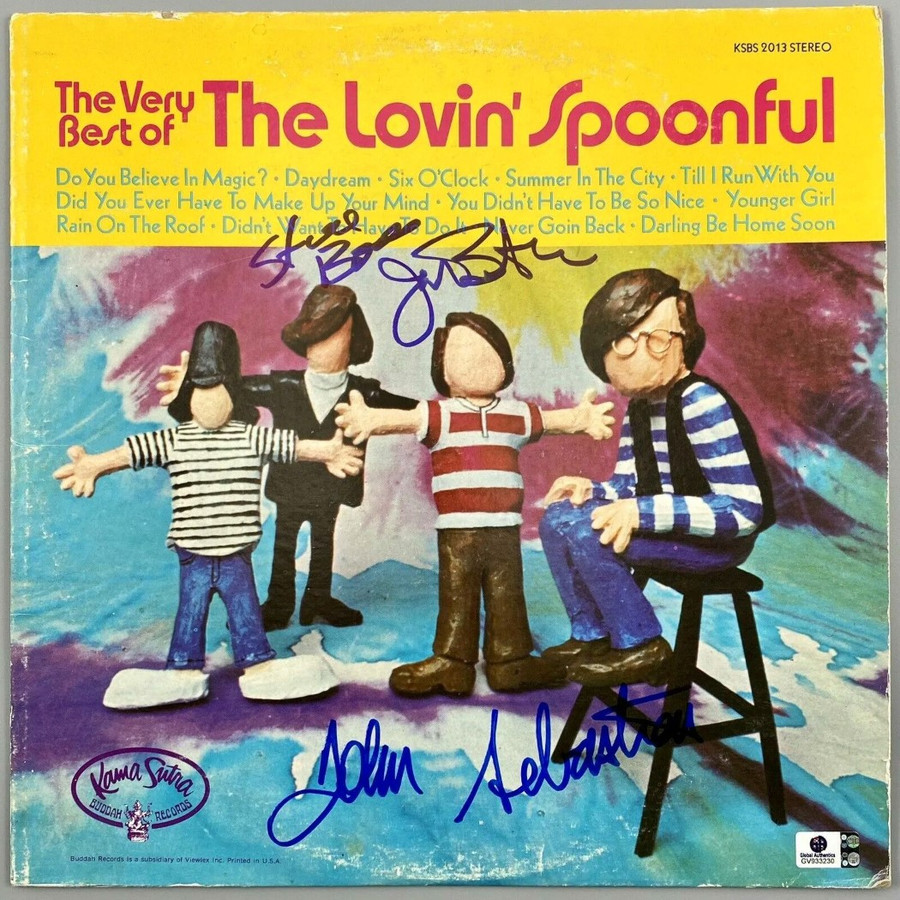 The Lovin' Spoonful Band Signed Autographed Album Cover Sebastian JSA AR82425