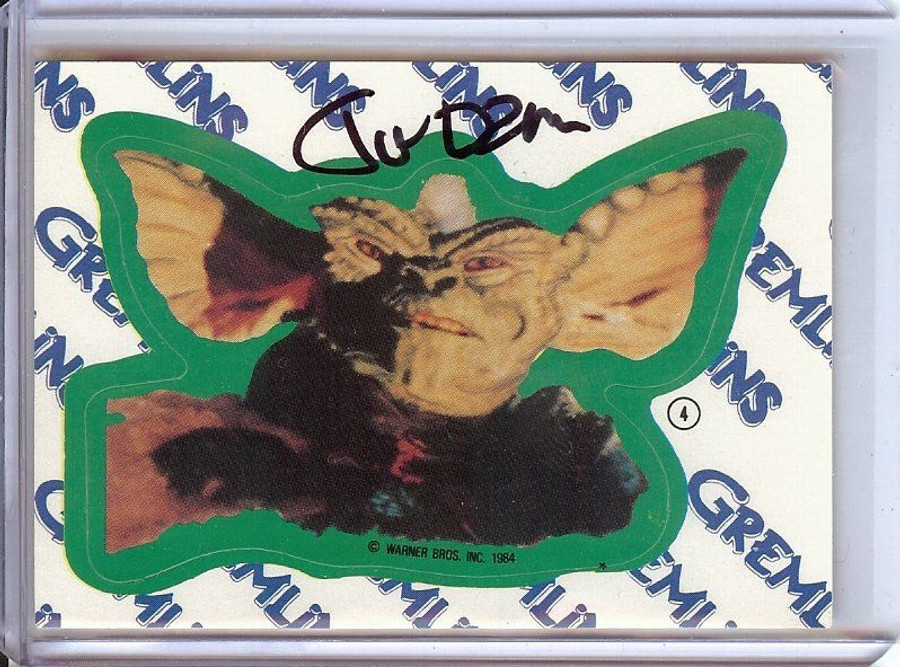 Joe Dante Signed Autographed Trading Card 1984 Gremlins Director JSA AN57308