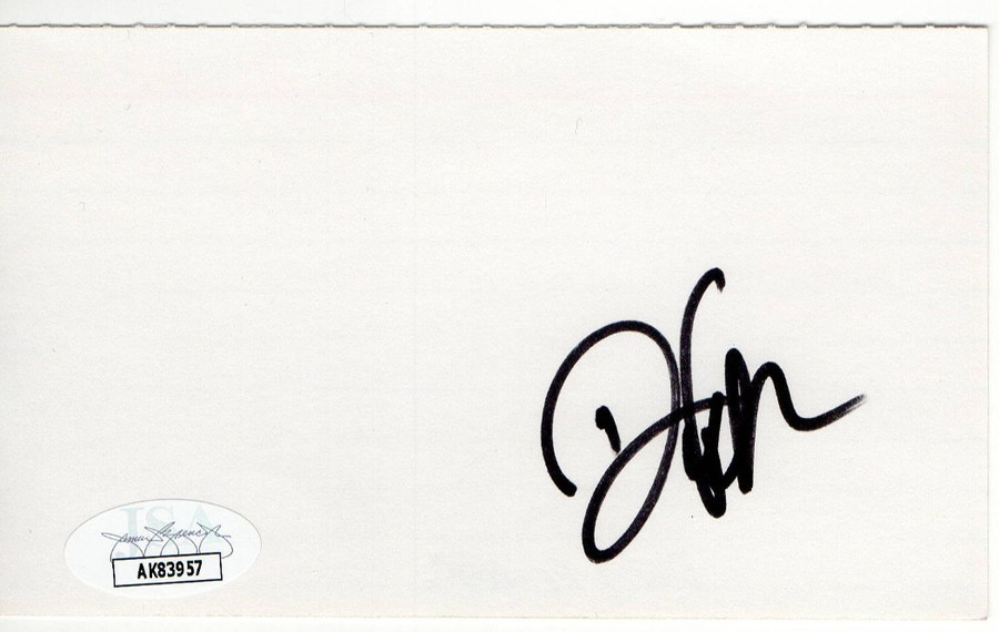 Dean Felber Signed Autographed Index Card Hootie & The Blowfish JSA AK83957