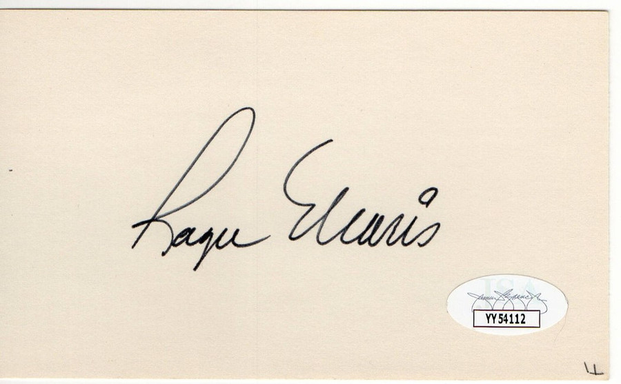 Roger Maris Signed Autographed Index Card Yankees Legend JSA LOA YY54112