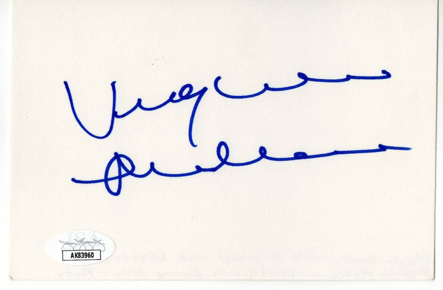 Virginia Madsen Signed Autographed Index Card Sideways Candyman JSA AK83960