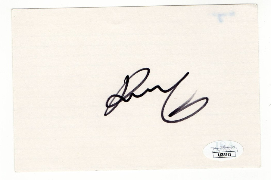 Kenny G Signed Autographed Index Card Jazz Saxophone Legend JSA