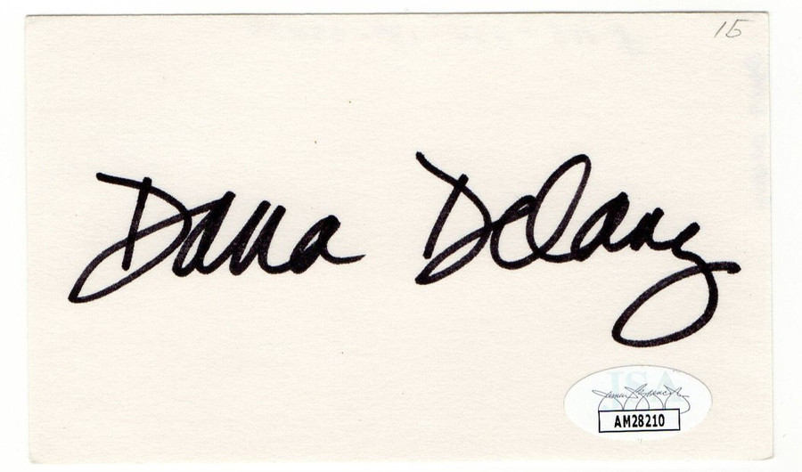Dana Delany Signed Autographed Index Card China Beach Tombstone JSA AM28210