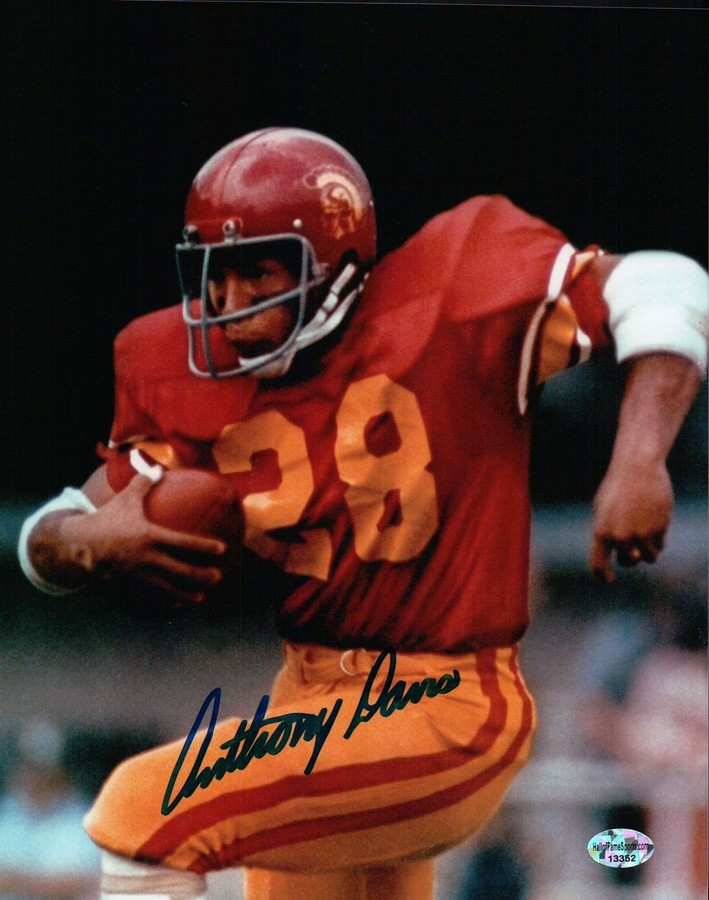 Anthony Davis Signed 8X10 Photo Autograph USC Close-Up Running Blue Auto w/COA