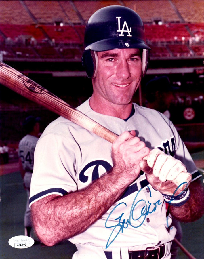 Steve Garvey Signed Autographed 8X10 Photo Dodgers Vintage Pose JSA AR12990