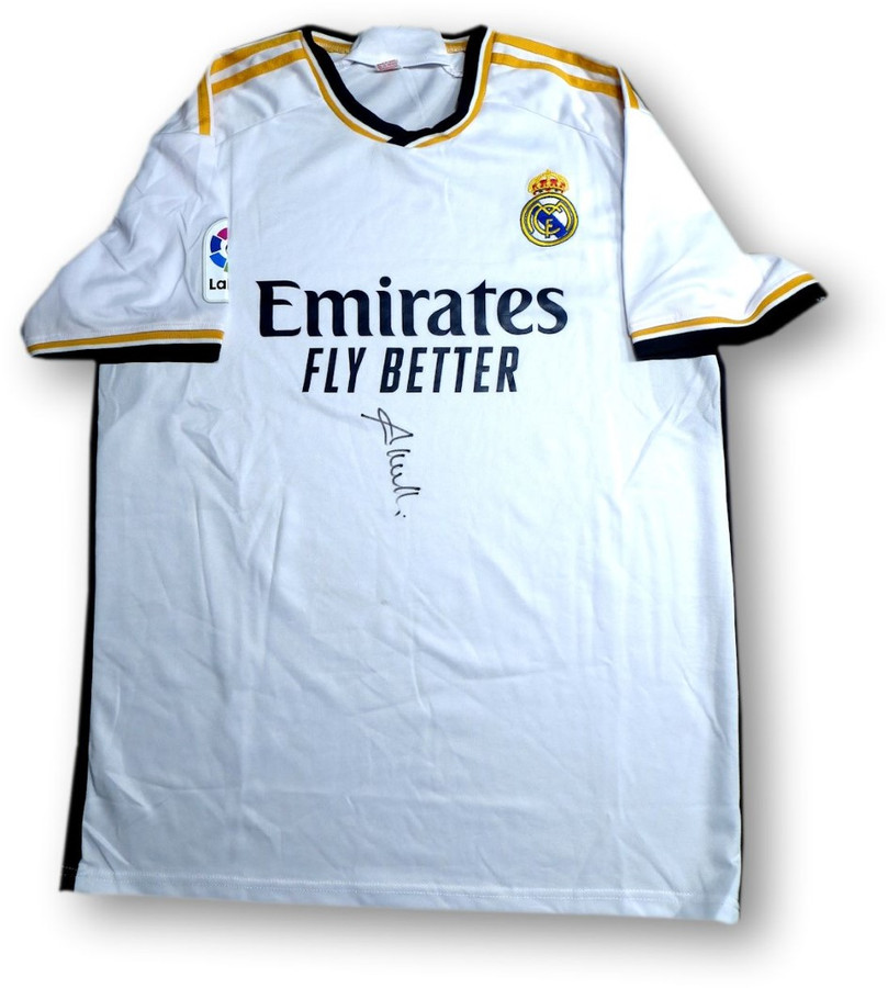 Carlo Ancelotti Signed Autographed Jersey Soccer Real Madrid JSA AD40660
