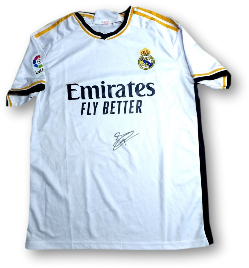 Thibaut Courtois Signed Autographed Jersey Soccer Real Madrid BAS AD40659