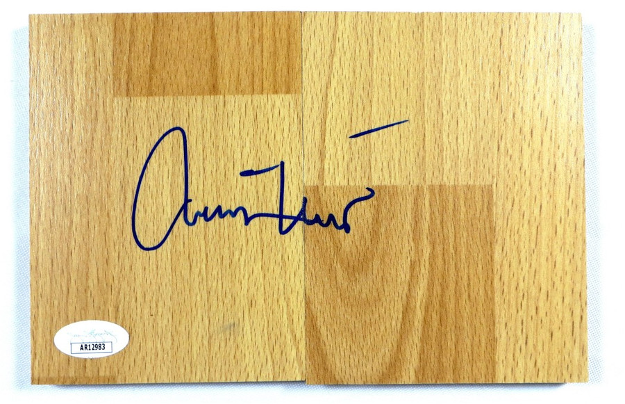 Jerry West Signed Autographed Floor Board Lakers Legend JSA AR12983