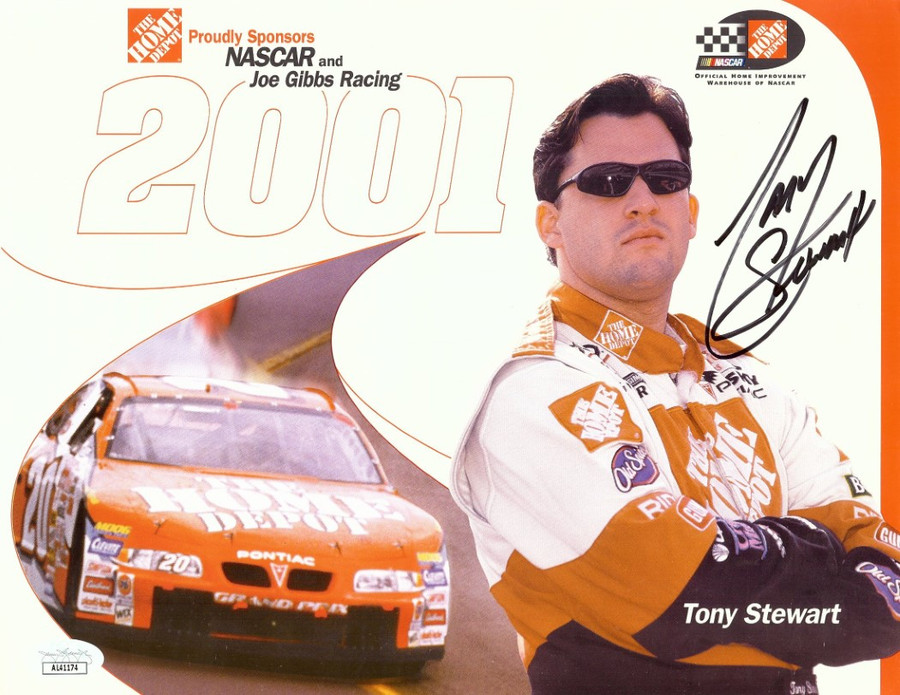 Tony Stewart Signed Autographed 8.5X11 Photo NASCAR 2001 JSA AL41174