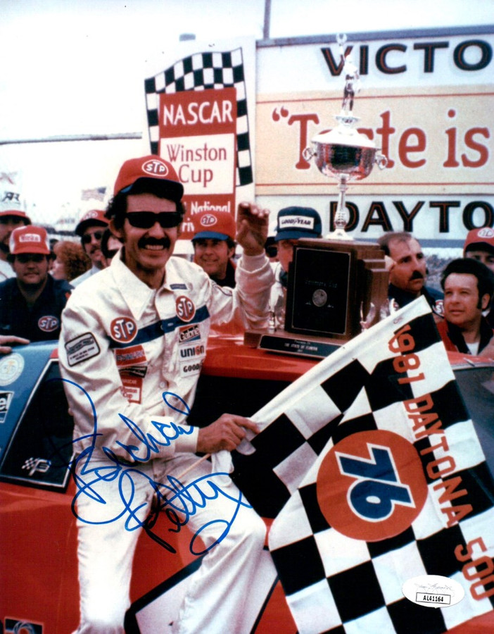 Richard Petty Signed Autographed 8X10 Photo 1981 Daytona 500 Winner JSA AL41164