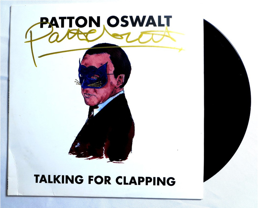 Patton Oswalt Signed Autographed Record Album Talking for Clapping BAS BJ71371