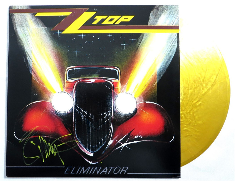 Billy Gibbons Signed Autographed Record Album ZZ Top Eliminator BAS BJ71374
