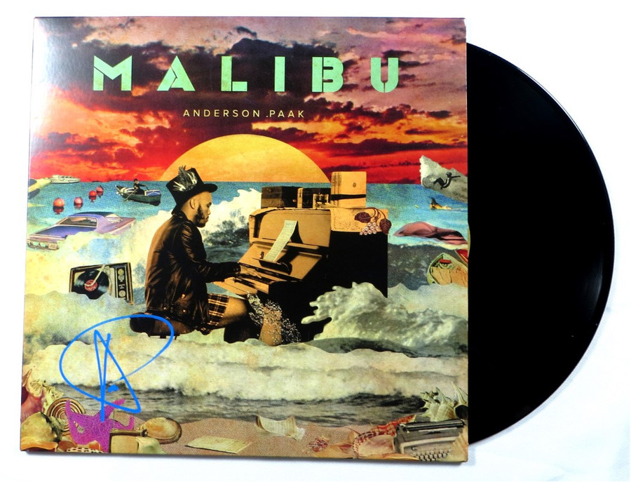 Anderson .Paak Signed Autographed Record Album Cover Malibu BAS BJ71364