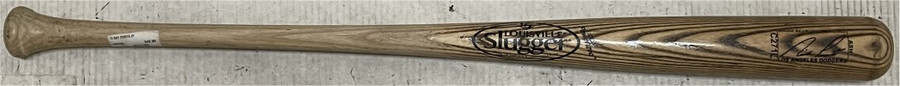 Nick Punto Team Issued Baseball Bat Louisville Slugger Genuine Ash Dodgers