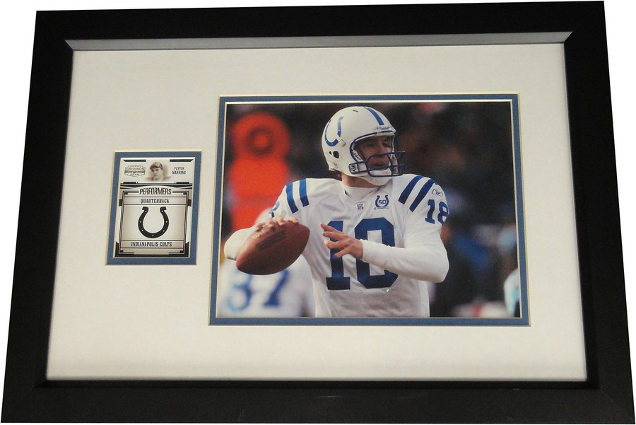Peyton Manning UnSigned Custom Framed 8"x10" Photo Indianapolis Colts