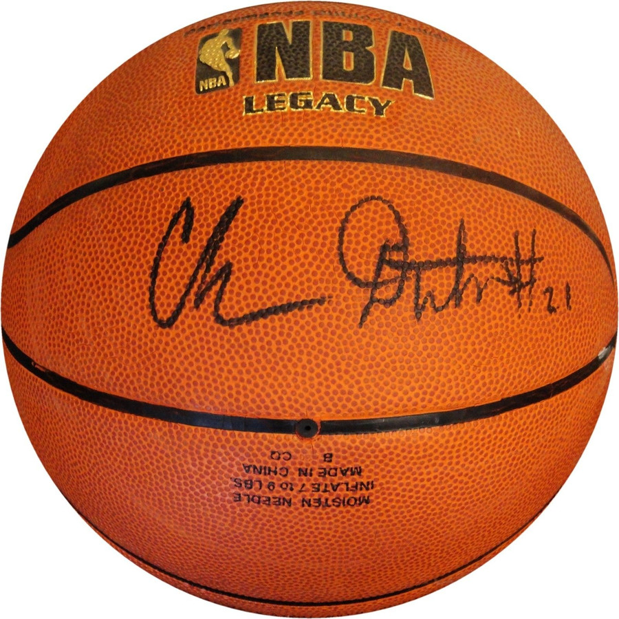 Chris Duhon Hand signed Autographed Indoor/Outdoor Basketball Lakers Bulls