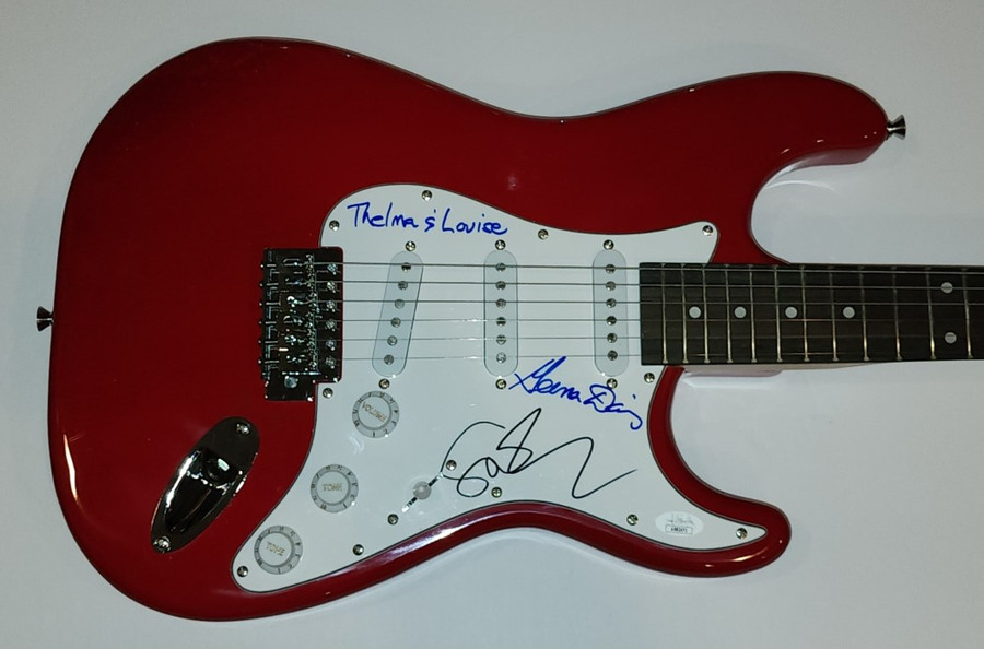 Susan Sarandon Genna Davis Signed Electric Guitar "Thelma & Louise" JSA AR82471